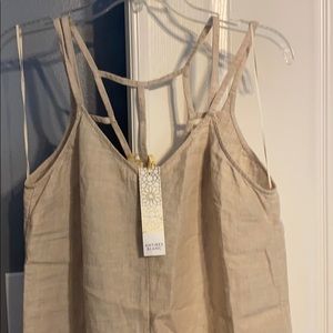 Linen dress-Antibes Blanc BNWT